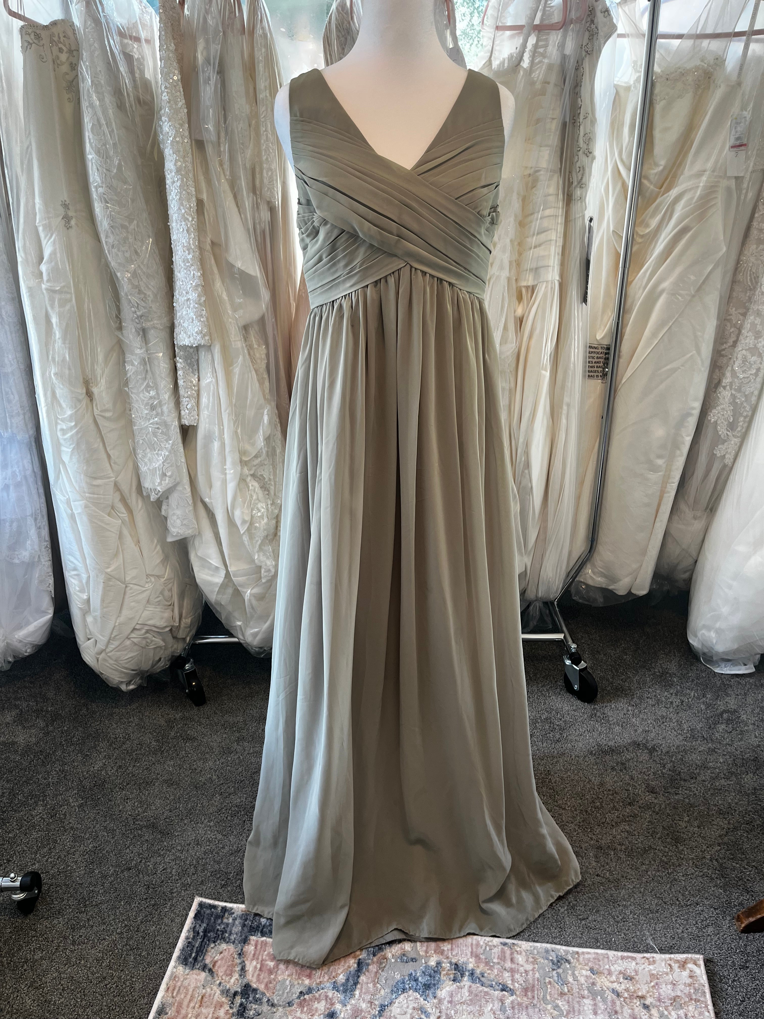 Bridesmaid size 4 sage green