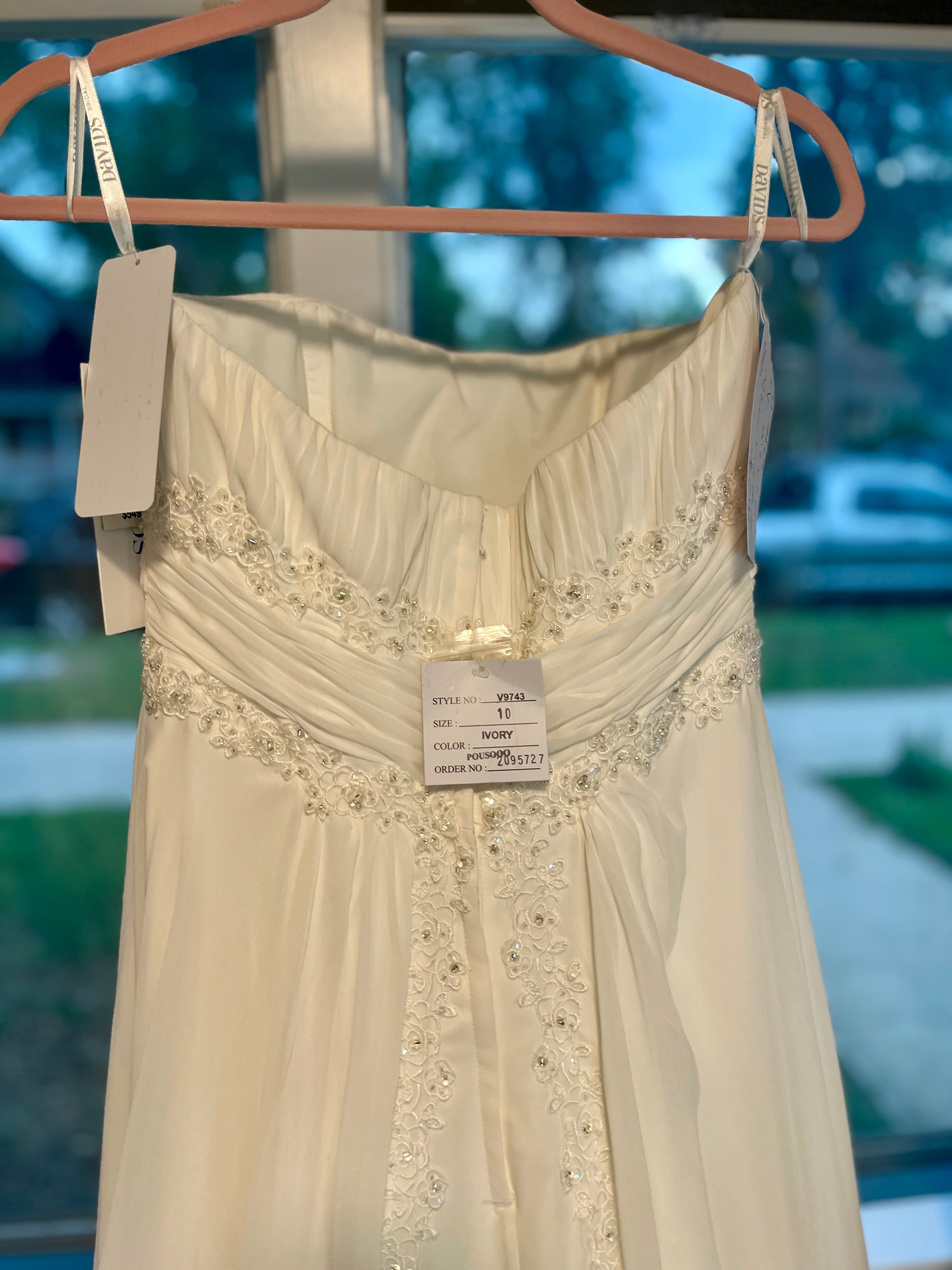 David’s Bridal size 10 NWT #29