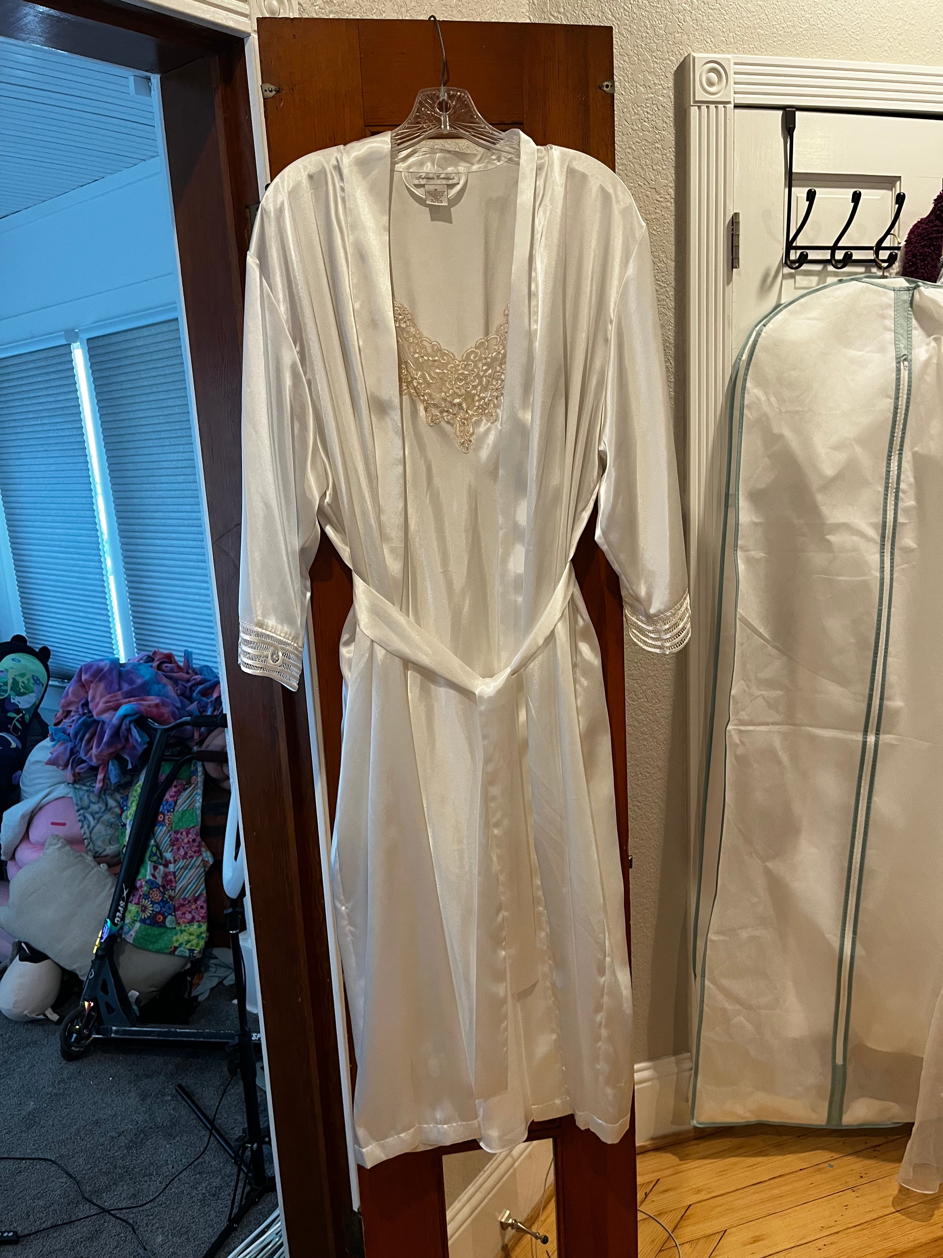 Silk lingerie and robe AC#1