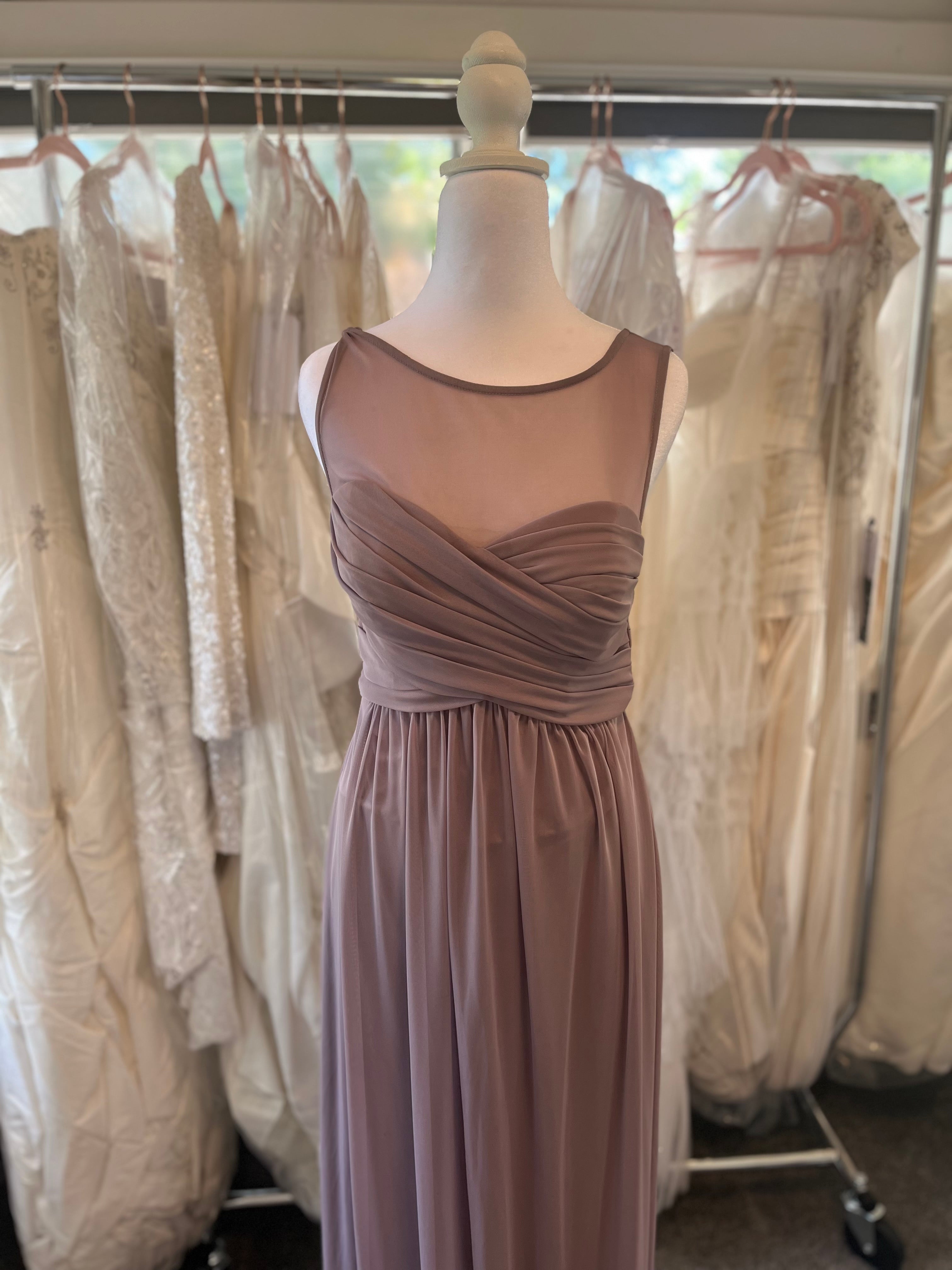 Bridesmaid size 4 soft mauve