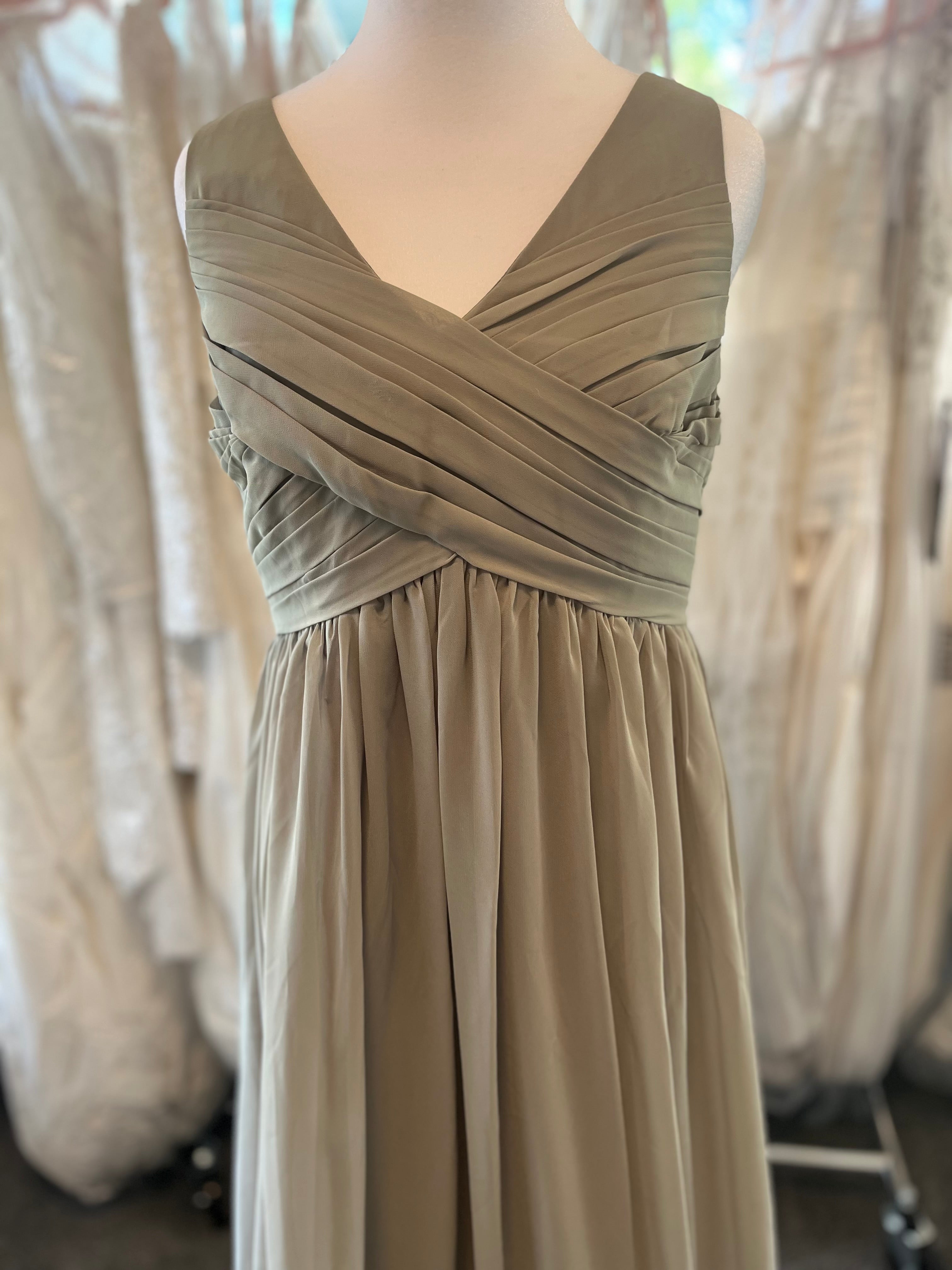 Bridesmaid size 4 sage green