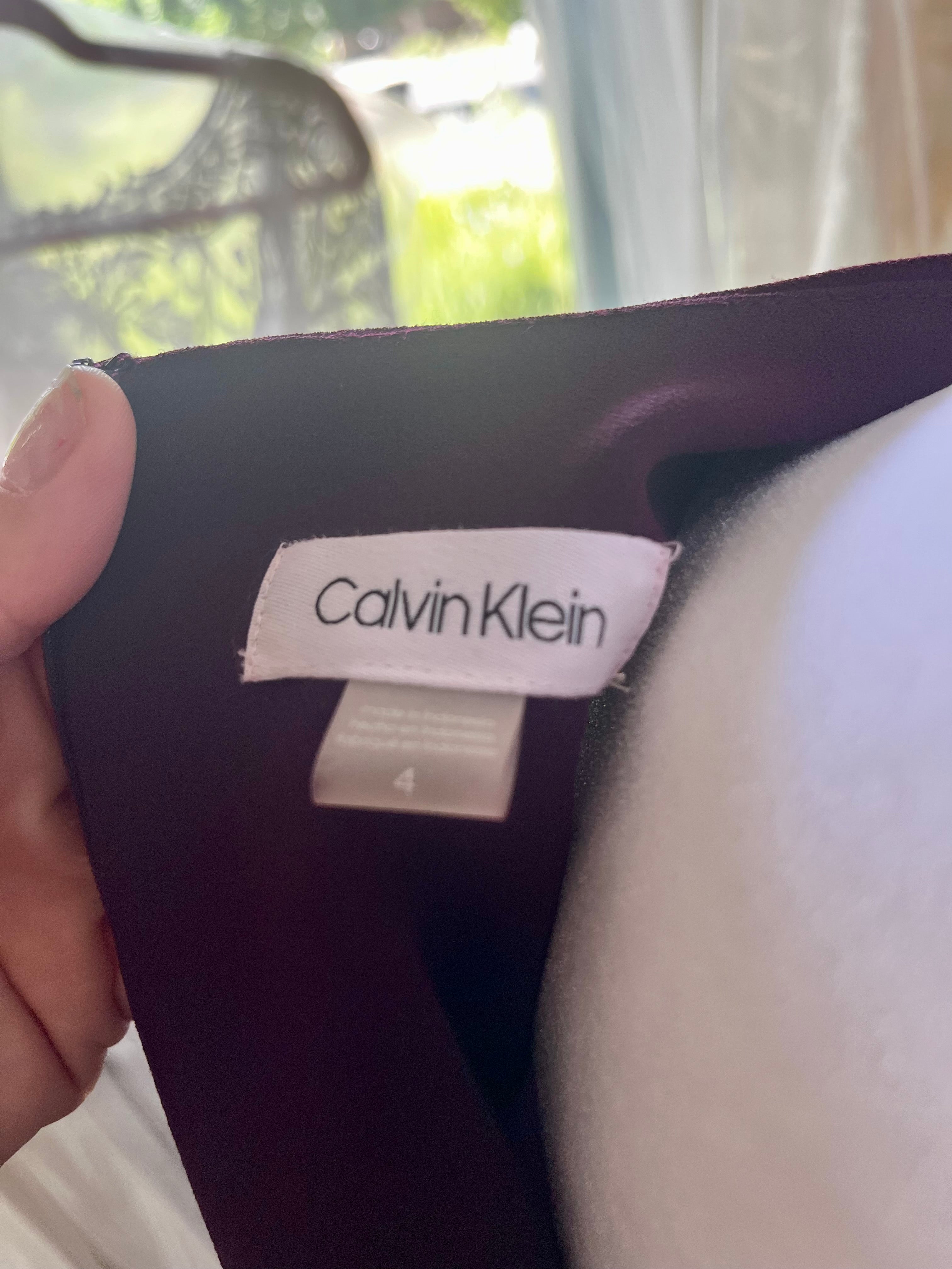 Calvin Klein ruby dress size 4 OT#01