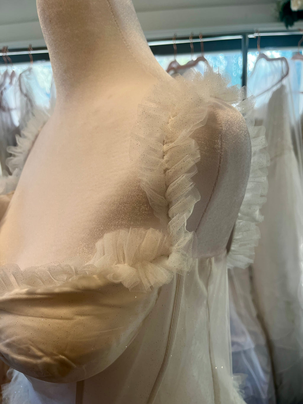 Tulle reception dress XL #41