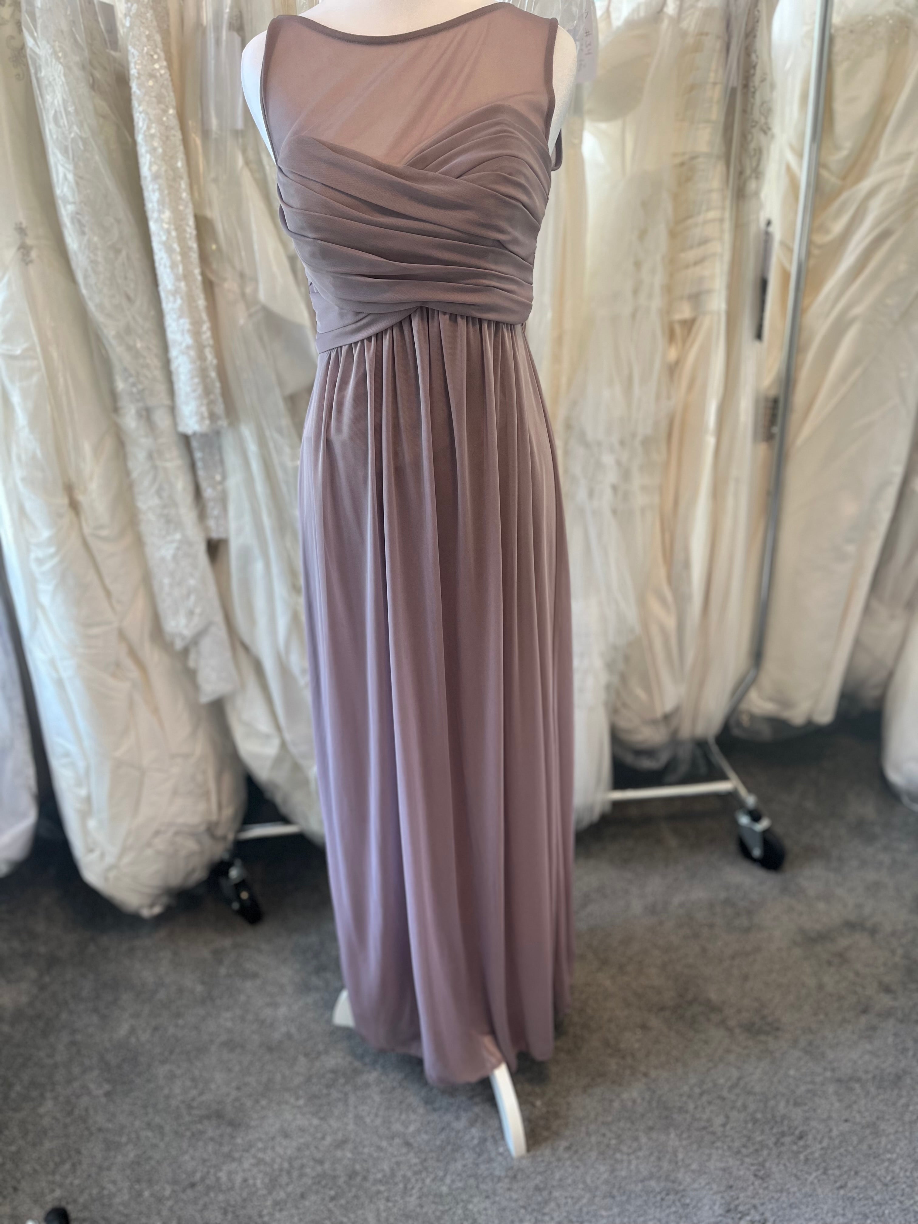 Bridesmaid size 4 soft mauve