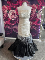 Silk trumpet ombré strapless #01