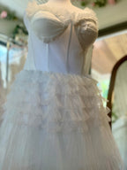 Tulle reception dress XL #41