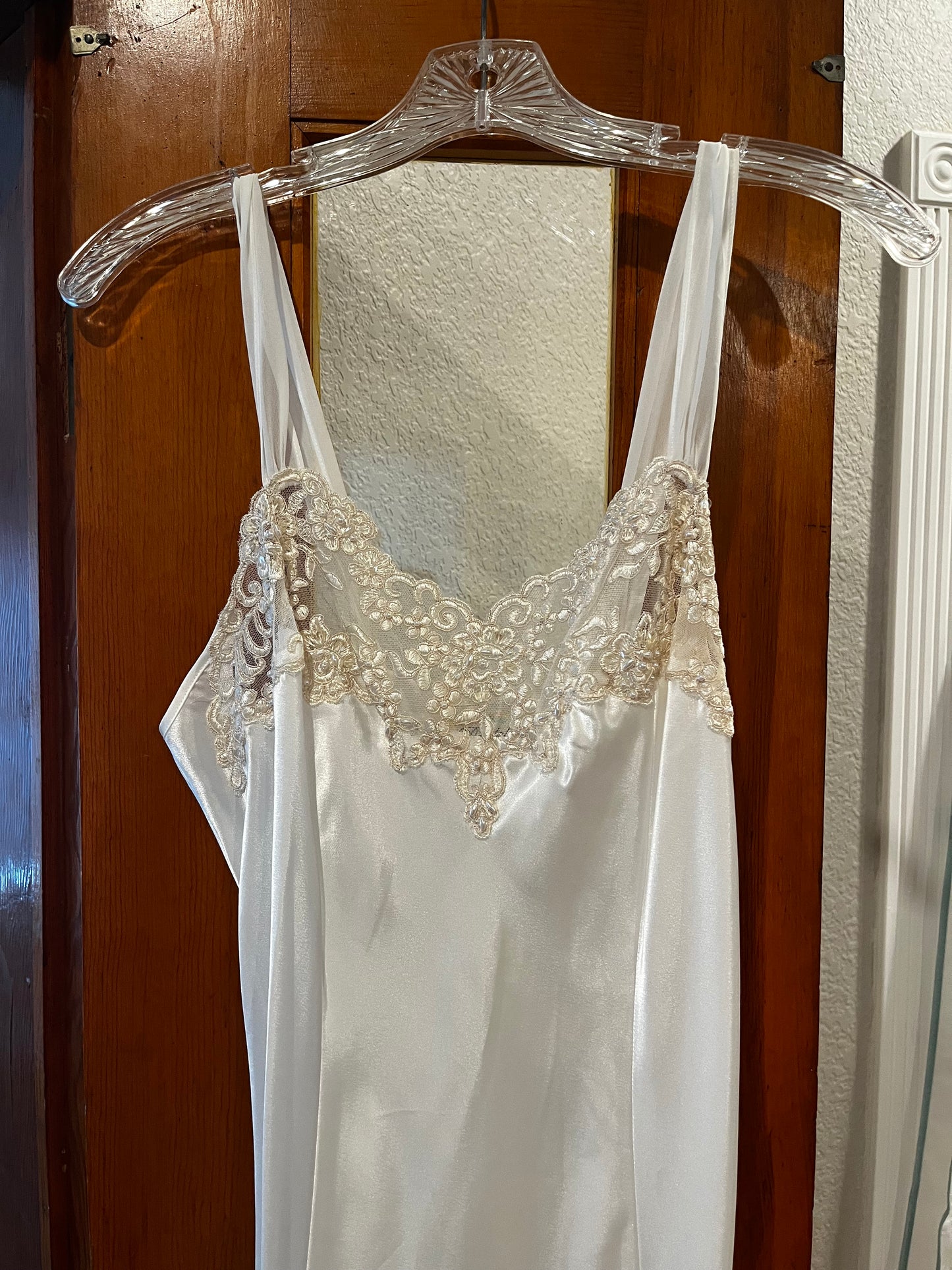 Silk lingerie and robe